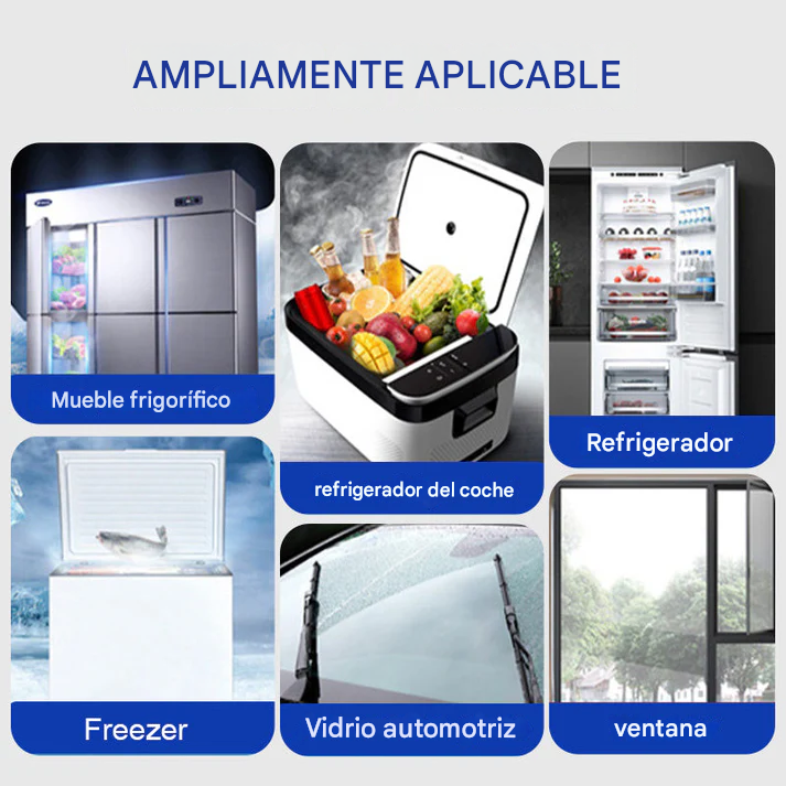 Spray descongelante para frigorífico y congelador