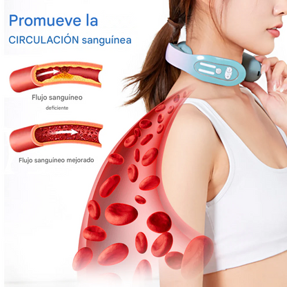 CircuWave™ EMS Dispositivo de masaje linfático para puntos de acupuntura cervicales