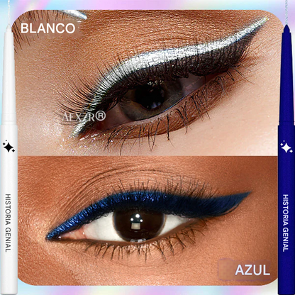 Delineador de ojos perlado multicolor resistente al agua Aexzr®