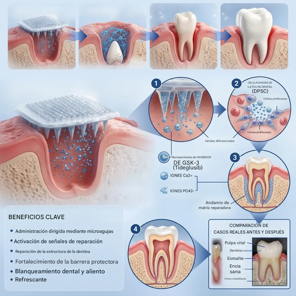 Caja x 7 Parches reparadores de dientes y encías ROSOPL® | Tratamiento de regeneración dental de grado clínico