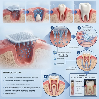 Caja x 7 Parches reparadores de dientes y encías ROSOPL® | Tratamiento de regeneración dental de grado clínico