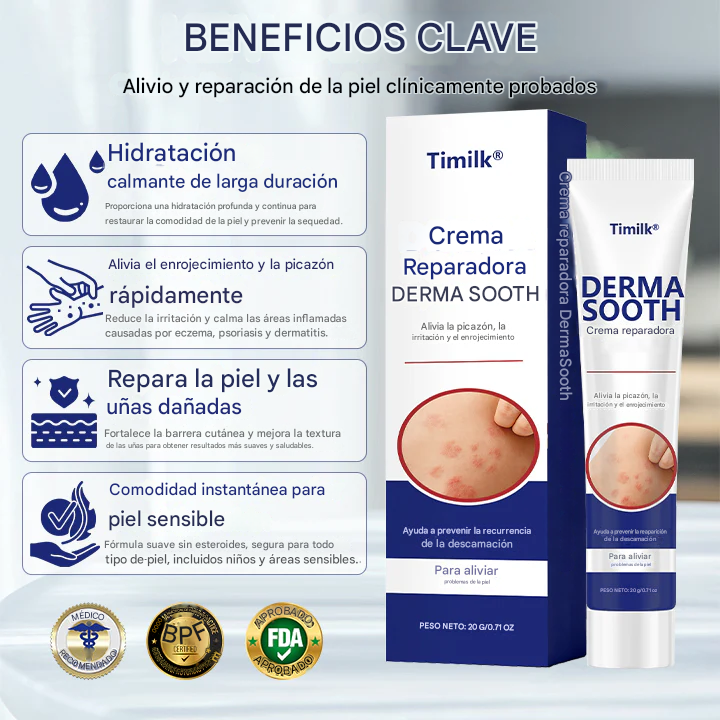 Crema reparadora Timilk® DermaSooth
