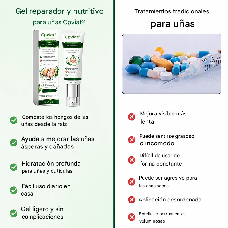 Gel reparador y nutritivo para uñas💅