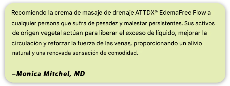 Crema de masaje para drenaje ATTDX® EdemaFree Flow