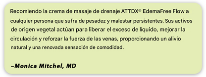 Crema de masaje para drenaje ATTDX® EdemaFree Flow