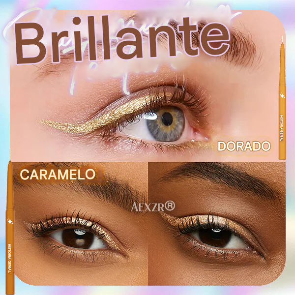 Delineador de ojos perlado multicolor resistente al agua Aexzr®