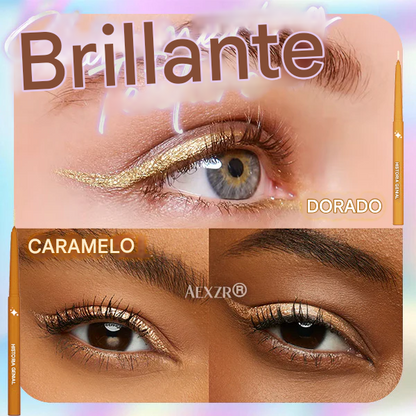 Delineador de ojos perlado multicolor resistente al agua Aexzr®