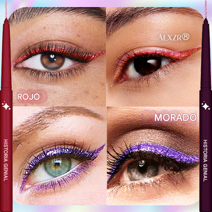 Delineador de ojos perlado multicolor resistente al agua Aexzr®