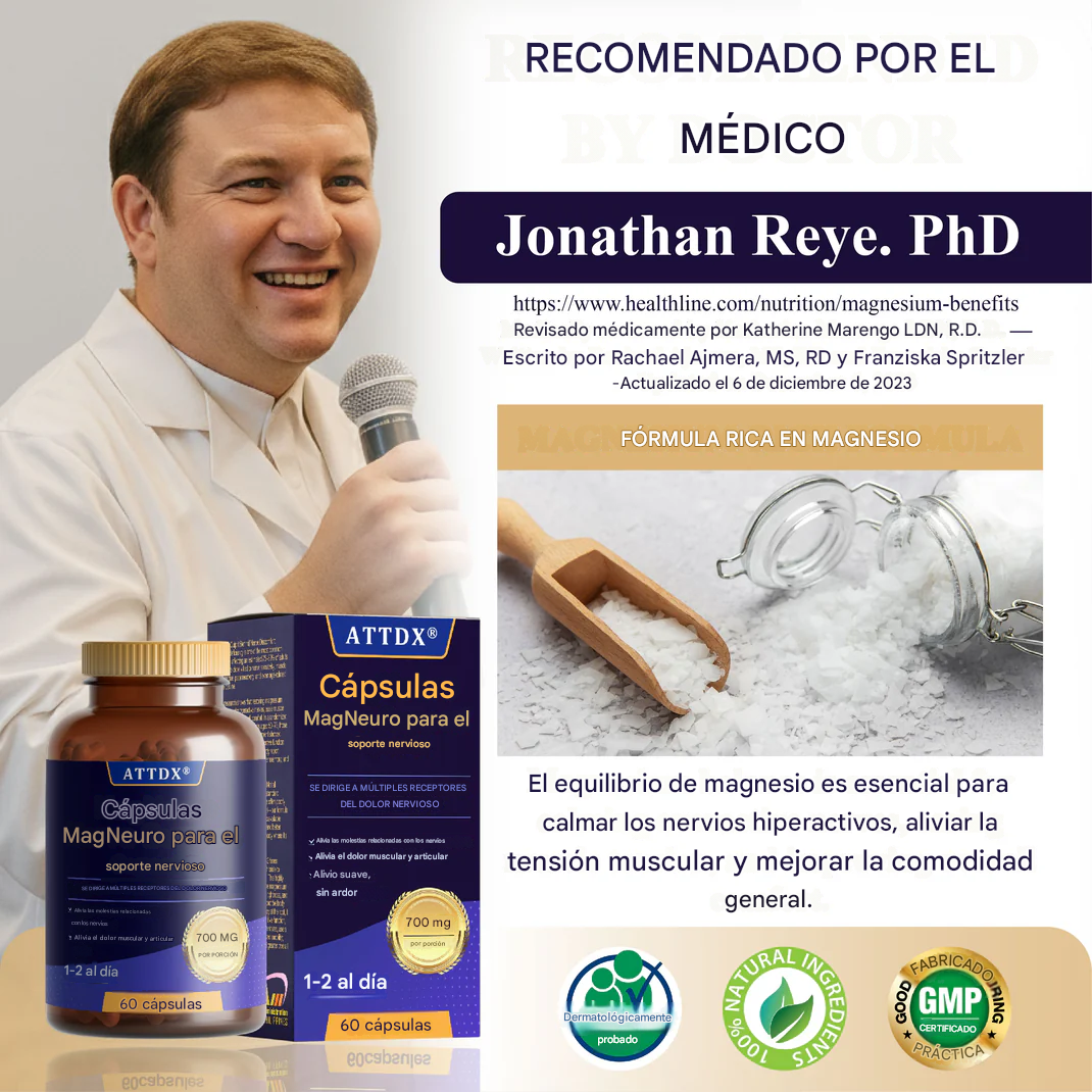 Cápsulas de soporte nervioso ATTDX® MagNeuro