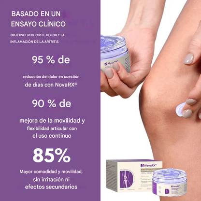 PAGUE 1 LLEVE 2 Gel calmante para el dolor de artritis NovaRX® con cúrcuma y aceite de emú