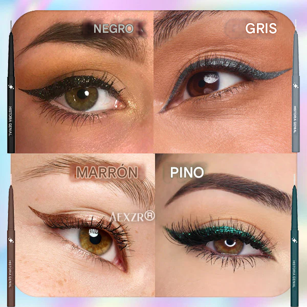 Delineador de ojos perlado multicolor resistente al agua Aexzr®