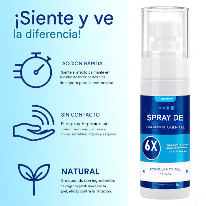Cvreoz® Spray para el tratamiento genital