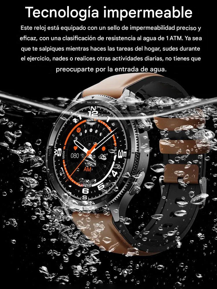 Smartwatch insignia para protección de la salud, centro de datos de salud 24/7