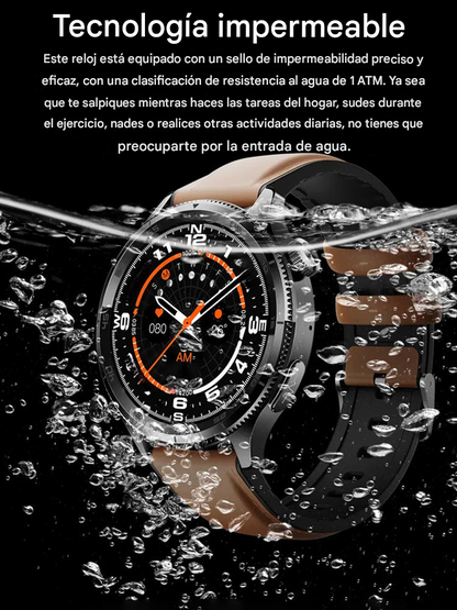 Smartwatch insignia para protección de la salud, centro de datos de salud 24/7