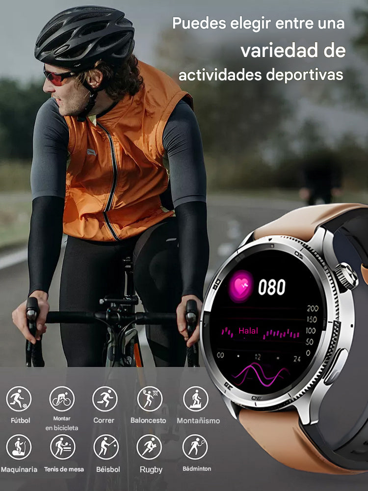 Smartwatch insignia para protección de la salud, centro de datos de salud 24/7