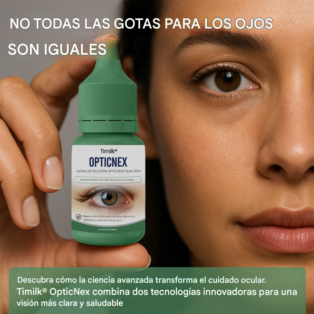 Gotas de solución para ojos Timilk® OpticNex DualTech
