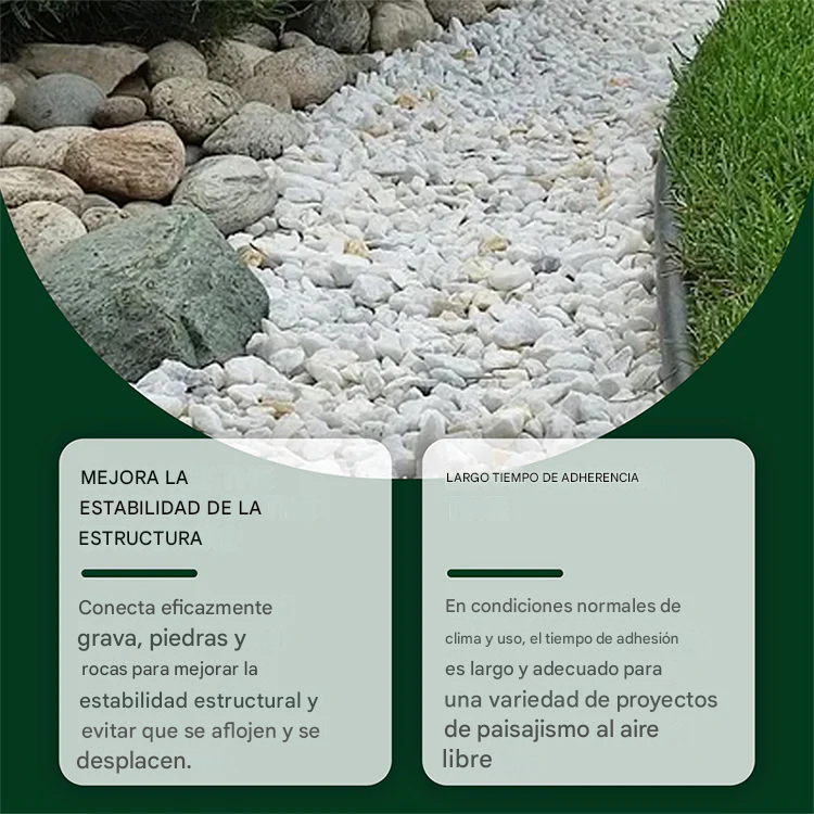 Adhesivo para piedra y grava