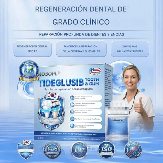 Caja x 7 Parches reparadores de dientes y encías ROSOPL® | Tratamiento de regeneración dental de grado clínico