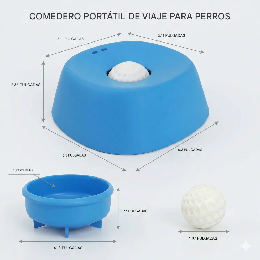 Comedero giratorio interactivo 🌀 | Alivio de la ansiedad y sin ensuciar