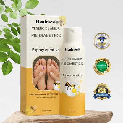 Healrize® Spray curativo para pies diabéticos con veneno de abeja