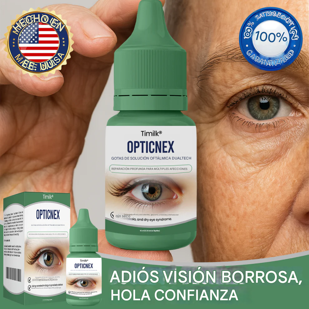 Gotas de solución para ojos Timilk® OpticNex DualTech