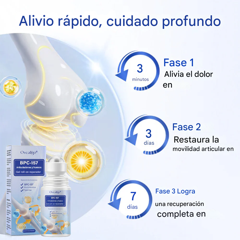 Gel roll-on reparador de articulaciones y huesos Oveallgo® BPC-157