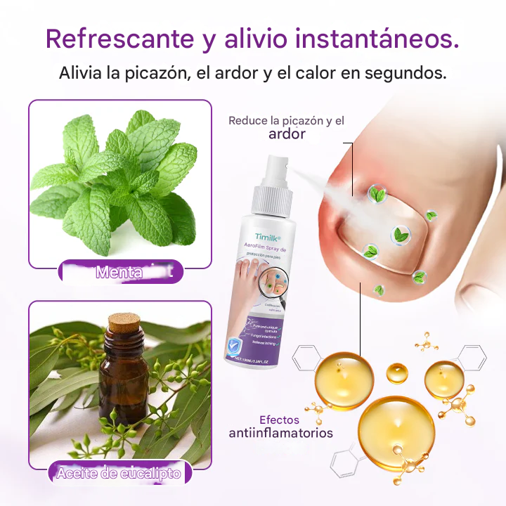 Timilk® AeroFilm Spray protector para pies