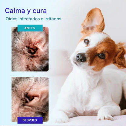 Gotas protectoras para oídos de mascotas