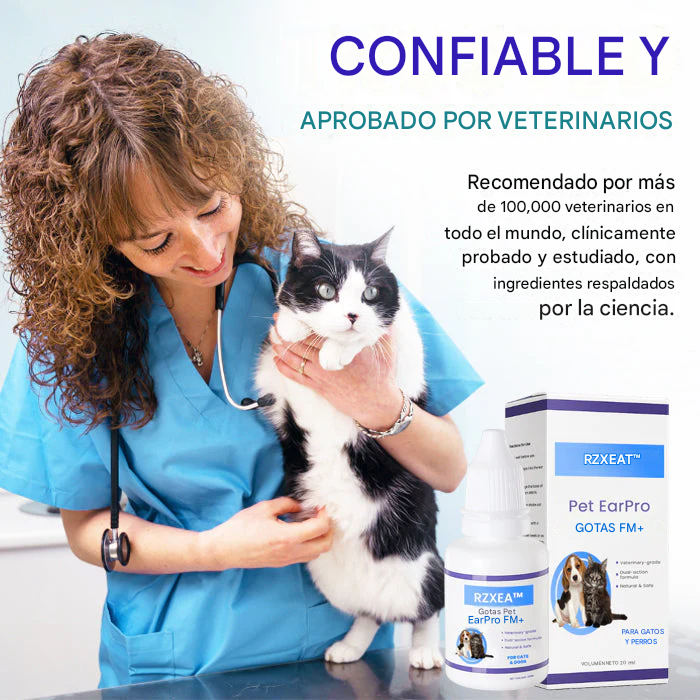 Gotas protectoras para oídos de mascotas