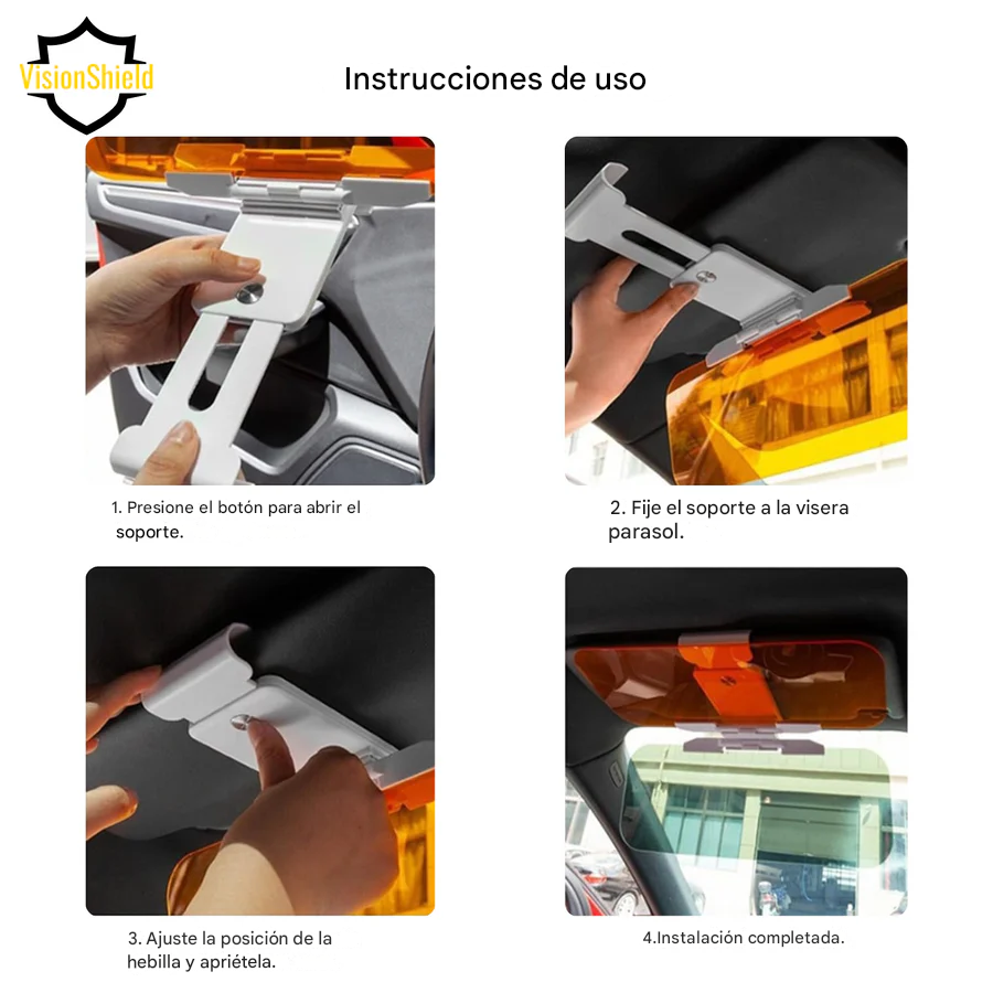 VisionShield - Visera solar automática de conducción