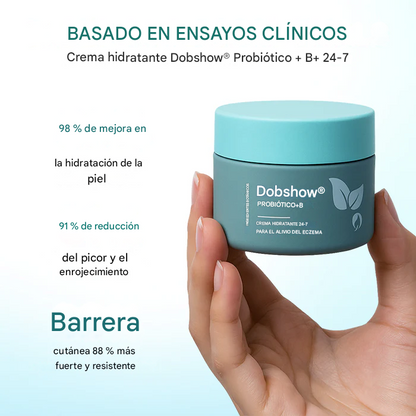 Crema hidratante Dobshow® Probiotic + B 24-7 para el alivio del eccema