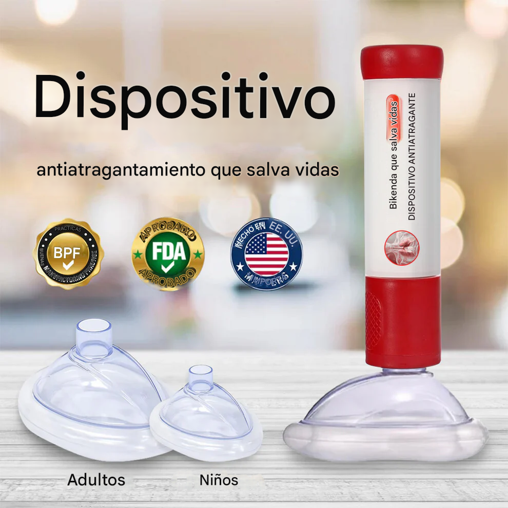 Dispositivo antiasfixia Bikenda® que salva vidas