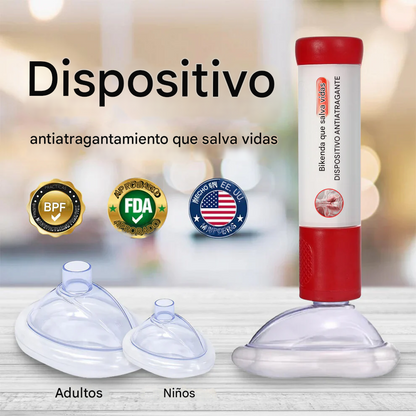 Dispositivo antiasfixia Bikenda® que salva vidas