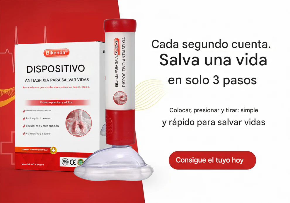 Dispositivo antiasfixia Bikenda® que salva vidas