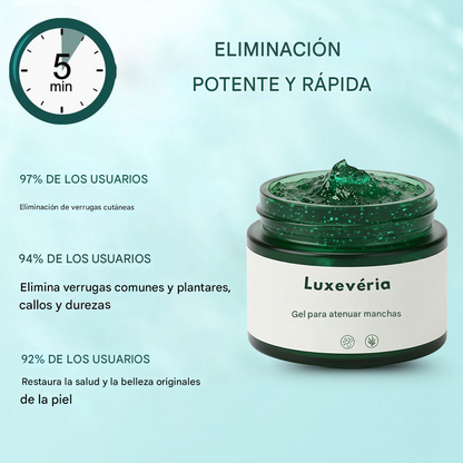Luxevéria | Clínicamente probado para eliminar el 97% de lunares, verrugas e imperfecciones de la piel — ¡de forma permanente en tan solo 3 días!