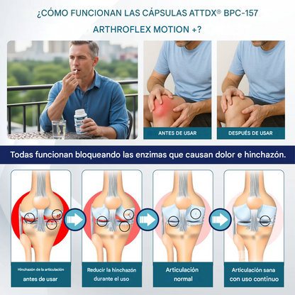 Cápsulas ATTDX® BPC-157 ArthroFlex Motion+