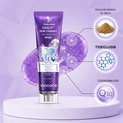 Pasta dental ODALIT™ VioCore con veneno de abeja para tratamiento dental