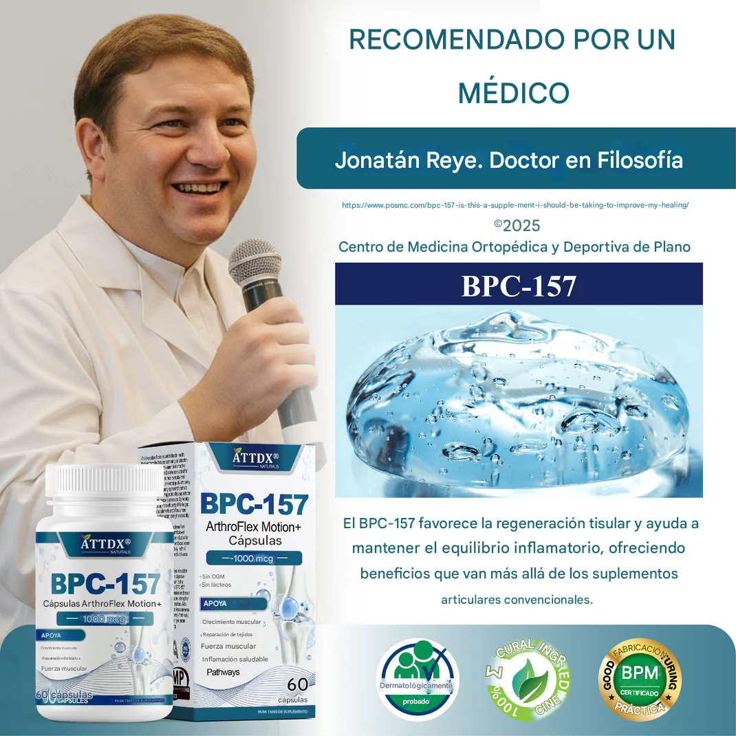 Cápsulas ATTDX® BPC-157 ArthroFlex Motion+