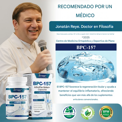Cápsulas ATTDX® BPC-157 ArthroFlex Motion+