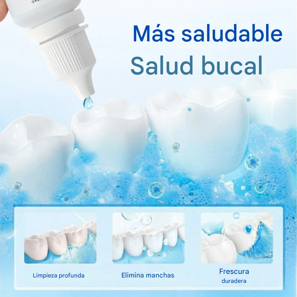 Reconstruye el esmalte dental con la ciencia de los postbióticos. Suero oral antiplaca AEXZR®