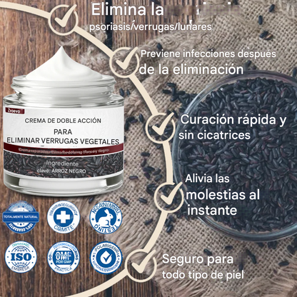 Crema reparadora de piel con esencia de arroz negro Zvoevo® ⚕️ Certificada por la FDA