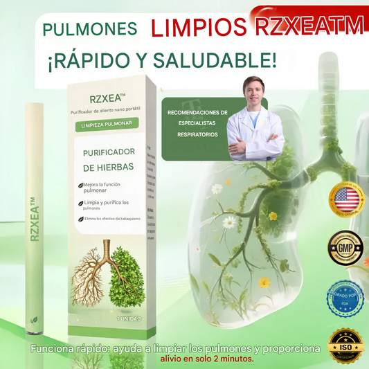 Purificador de aliento portátil nano - para una limpieza y desintoxicación pulmonar profunda