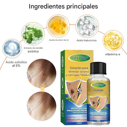 Solución para eliminar lunares y verrugas Fivfivgo™ TAGAway