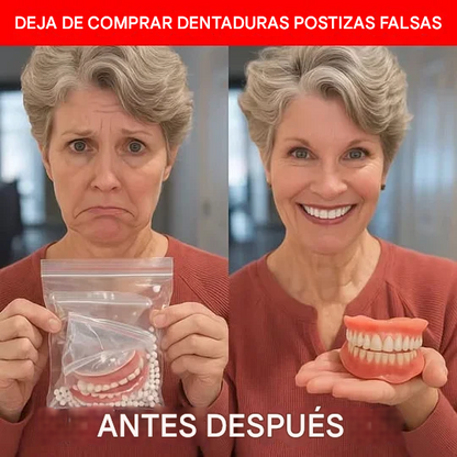 Prótesis dentales totalmente funcionales y personalizadas. ¡Te dan más confianza!