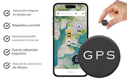 Rastreador GPS magnético Lyseemin™ EasyFind Mini actualizado en 2025