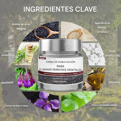 Crema reparadora de piel con esencia de arroz negro Zvoevo® ⚕️ Certificada por la FDA