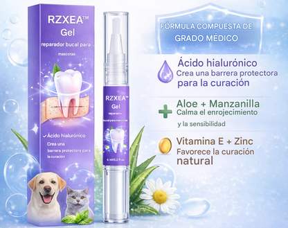 Gel reparador de ácido hialurónico para mascotas