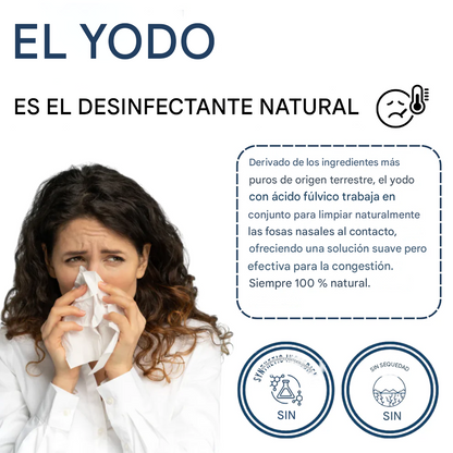 Nasomin Limpieza nasal con yodo