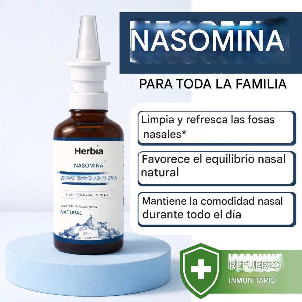 Nasomin Limpieza nasal con yodo