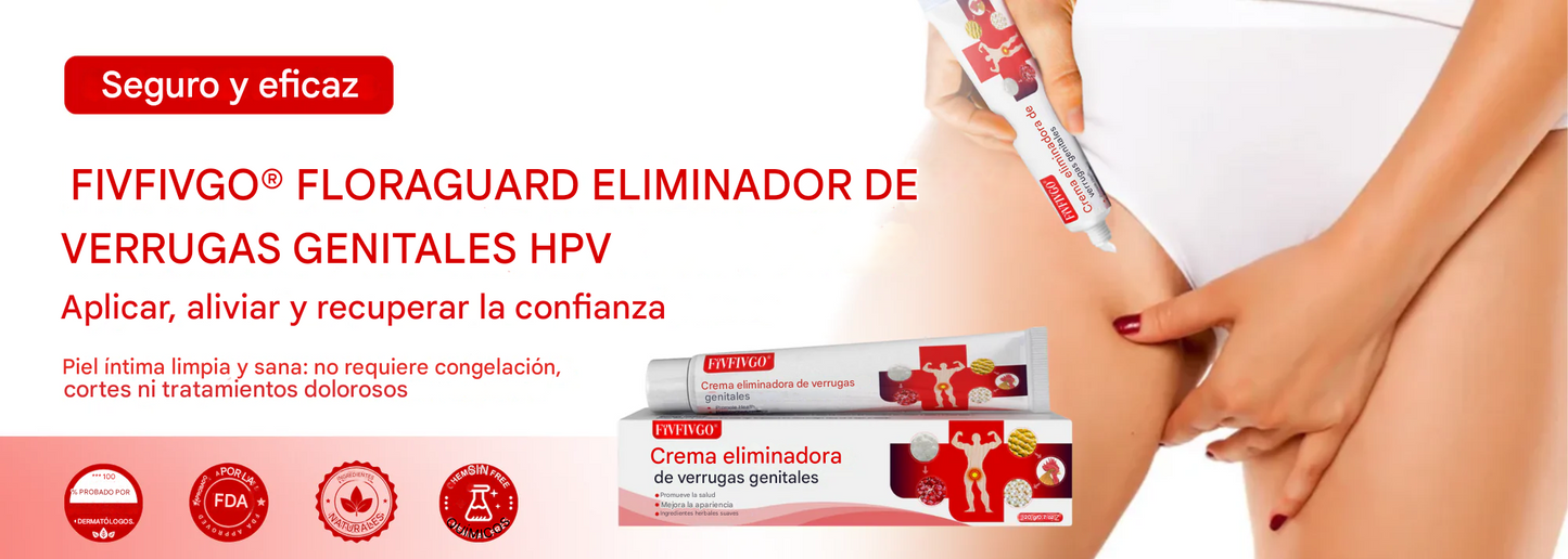 Removedor de verrugas genitales VPH Fivfivgo® FloraGuard
